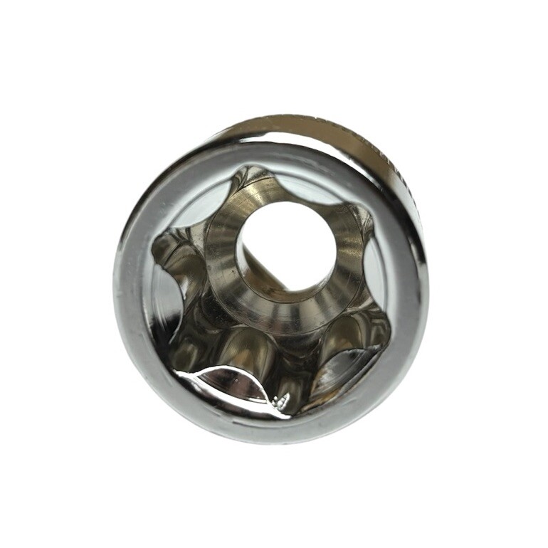 E24 Torx 1/2” Drive External Chrome Type E Socket 6 Point For Ratchet Wrench