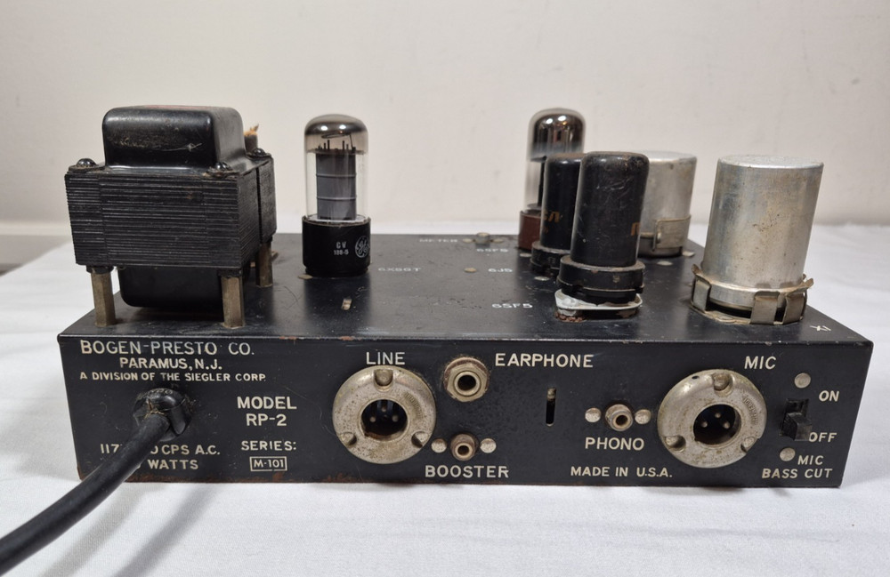 VINTAGE Bogen-Presto RP-2 Preamp - Untested