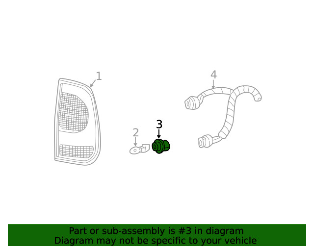 Genuine Ford Socket 2U5Z13411TA