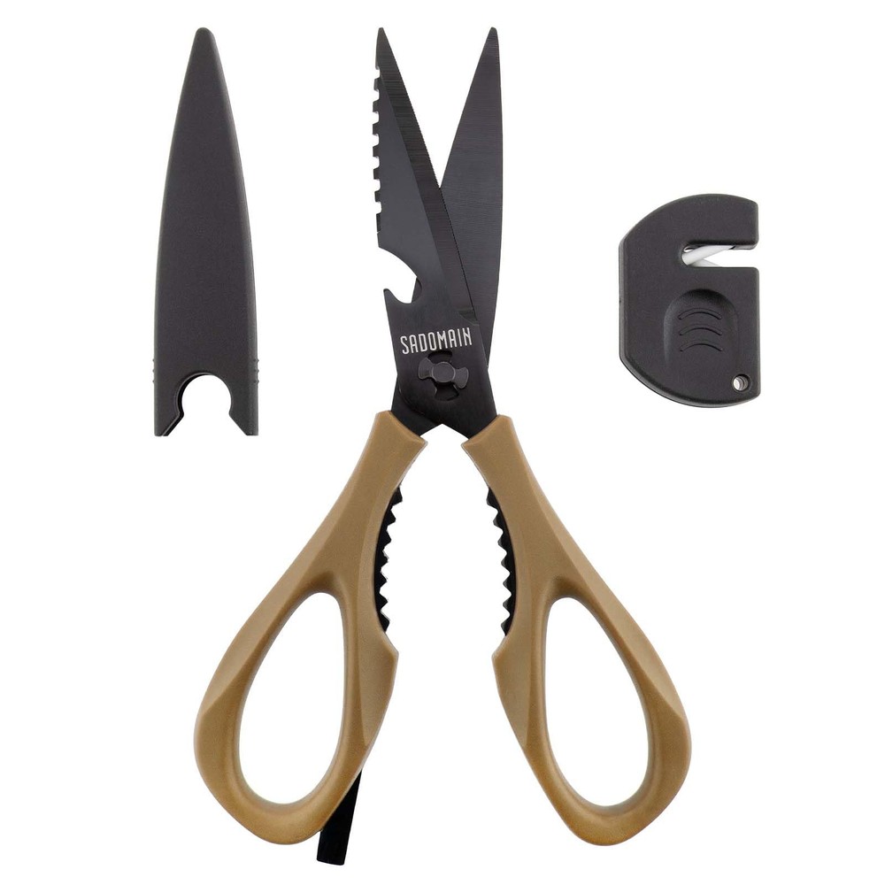 Kitchen Scissors All Purpose, Extra Sharp Kitchen Shears with Sharpener & She...