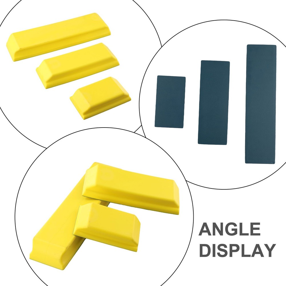 Sanding Blocks with Secure Attachment System for Easy Grit Changes 3 Pieces