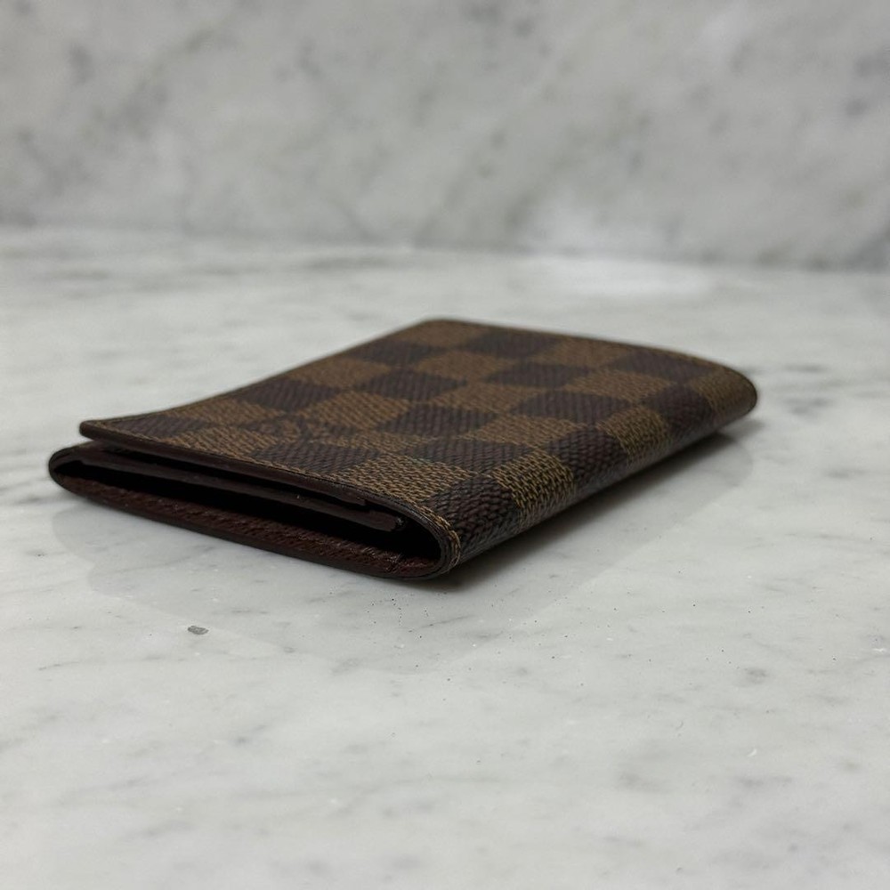 LOUIS VUITTON Damier Card Case Brown