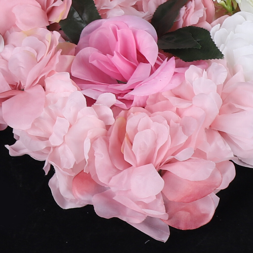 12PCS Artificial Flower Wall Panels Rose Hydrangea Backdrop Panel Wedding Decor
