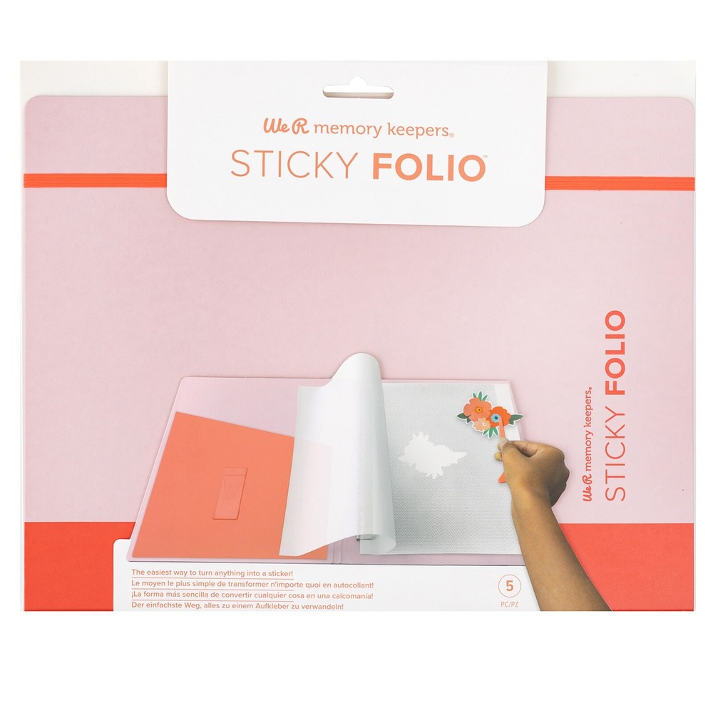 We R Memory Keepers Sticky Folio 8.5"X11"-Red