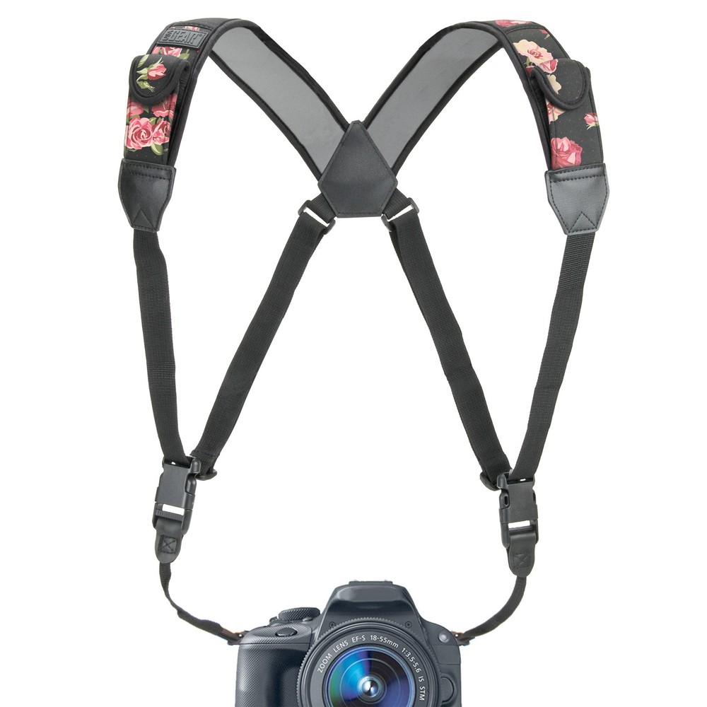 Universally Compatible Digital Camera Harness with Key Ring Attachment