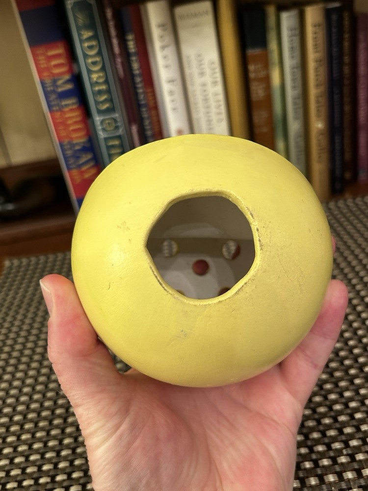 Vintage Pac Man Ceramic Pencil Holder