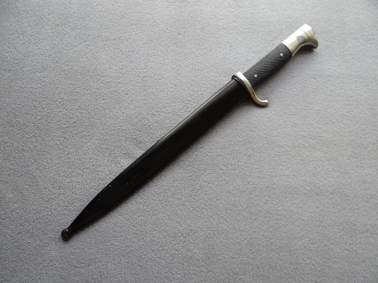 German WKC Knight Head Dress Bayonet with Metal Scabbard, WWII