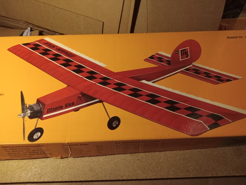 Vintage German Graupner Middle Stick kit with float kit