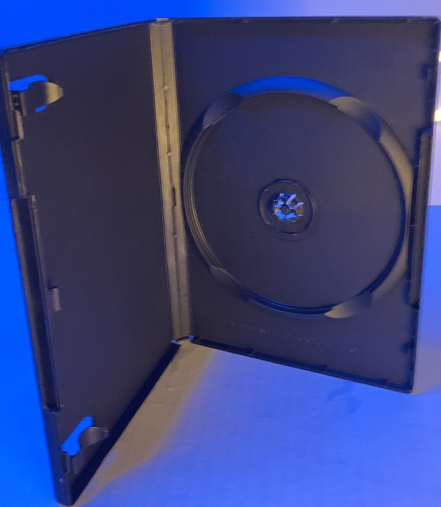 Empty Black Standard DVD Storage Case or Any Disc