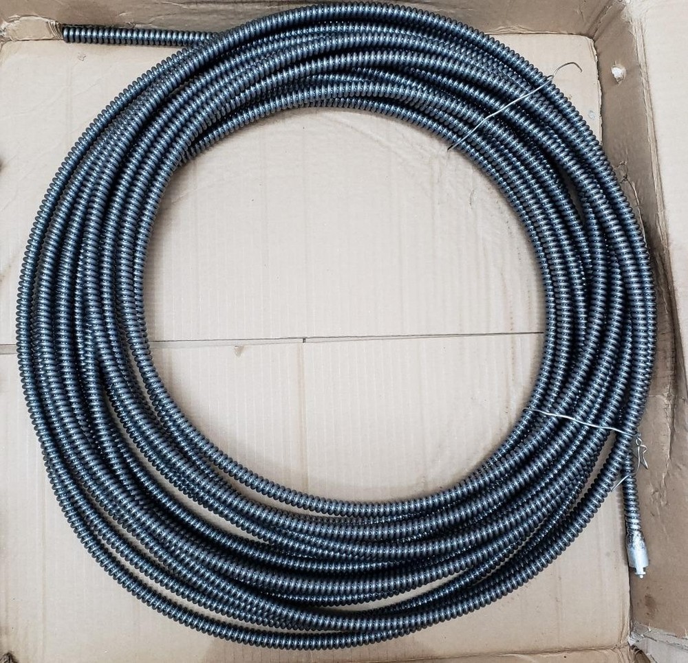 87597 Drain Cleaning Cable 1/2" x 75' Solid Core