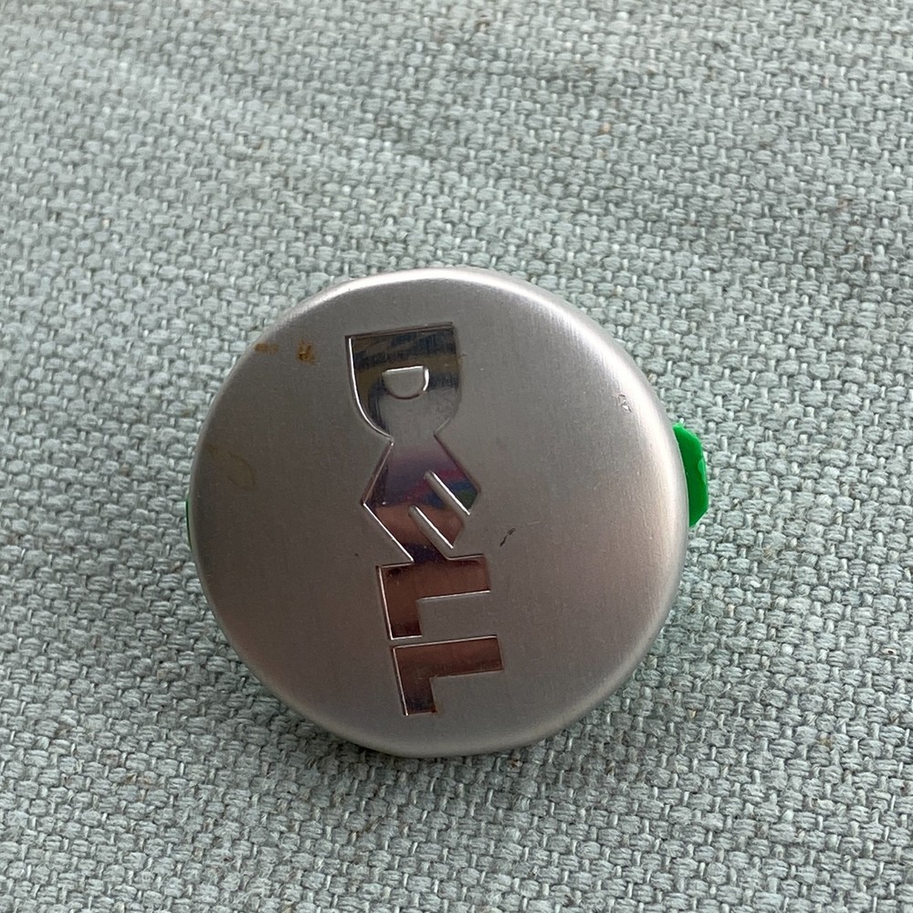 Dell Round Silver Optiplex Dimension Computer Logo Emblem Vintage Electronics