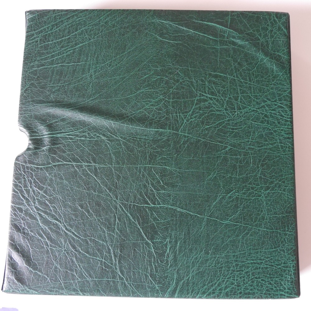 GB Lighthouse Hingeless Green Luxury Padded Album 1971-1989 + slipcase #A1