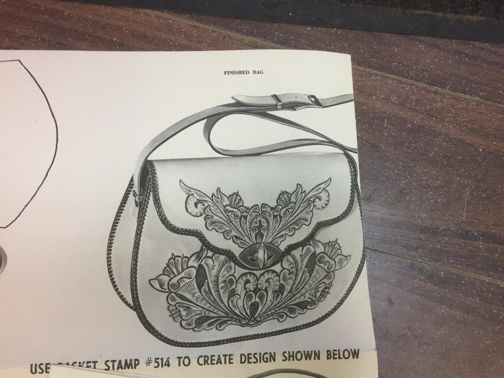 *ONE MISSING PATTERN* 1949 Modern Trend Robert Littleton 5 Patterns Leatherwork