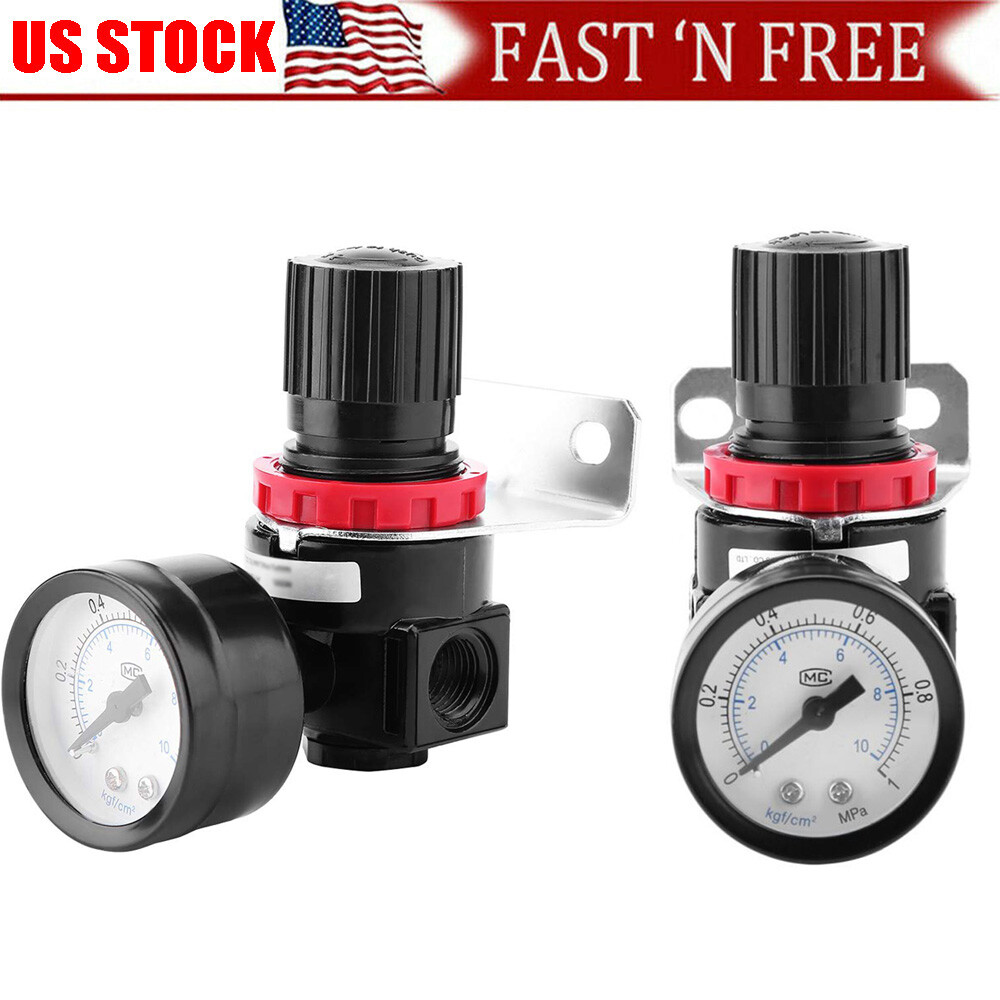 AIR IN LINE COMPRESSOR PRESSURE REGULATOR MINI SERIES, 1/4" NPT USA