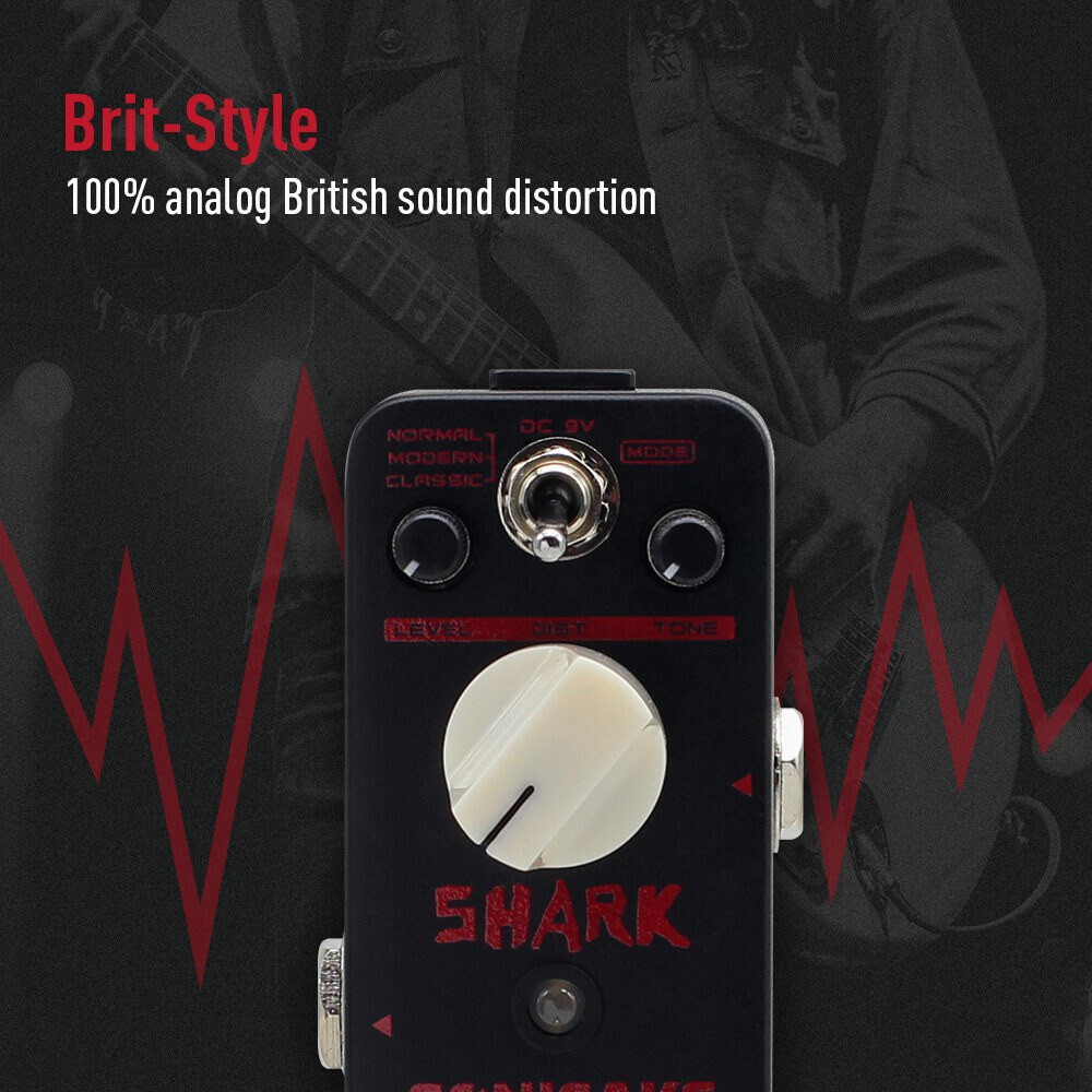 SONICAKE Higain Classic British Stack Crunch High Gain Distortion Pedals