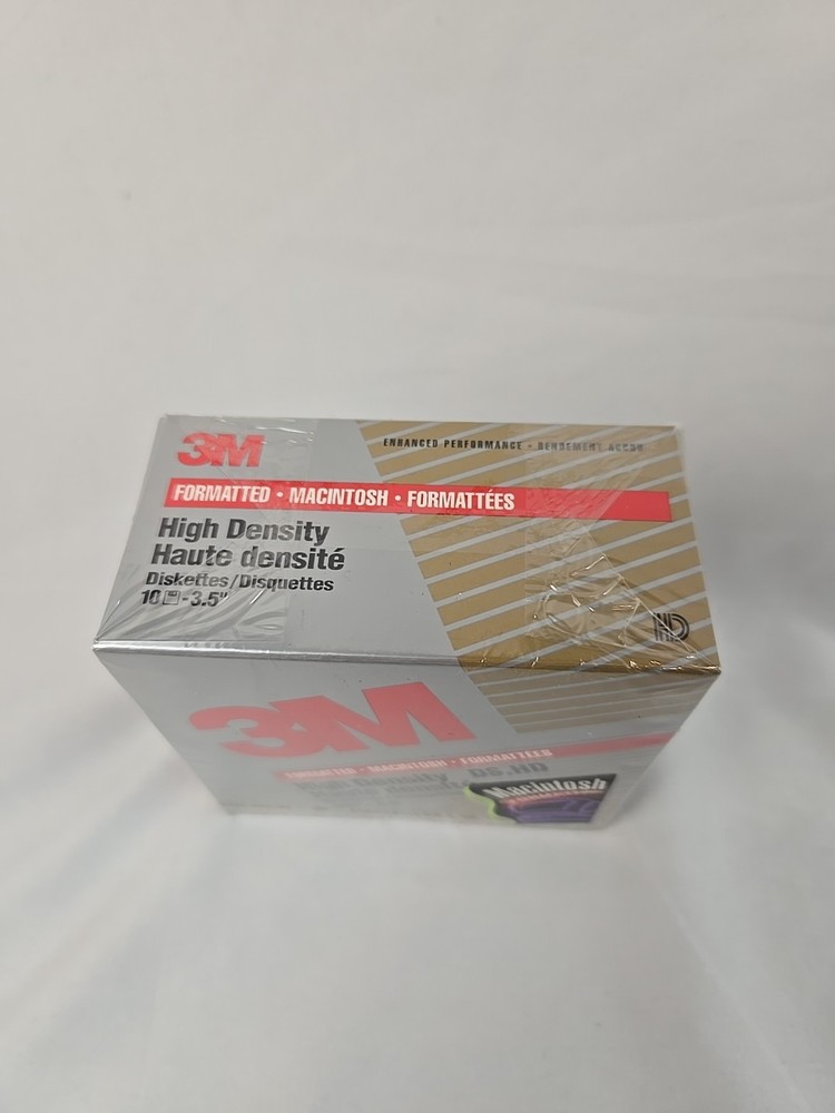 3M High Density Formatted Macintosh DS, HD (10) 3.5" Diskettes