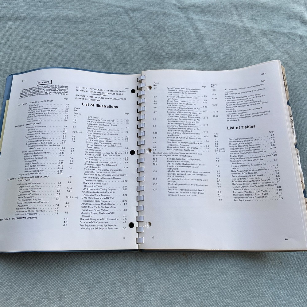 1983 TEKTRONIX DF2 Display Formatter Instruction Manual Vintage Computer Tools