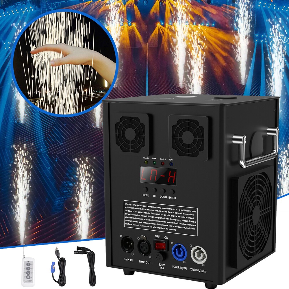4PCS 700W Large Cold Spark Firework Machine Stage Effect DMX Machine Party Show
