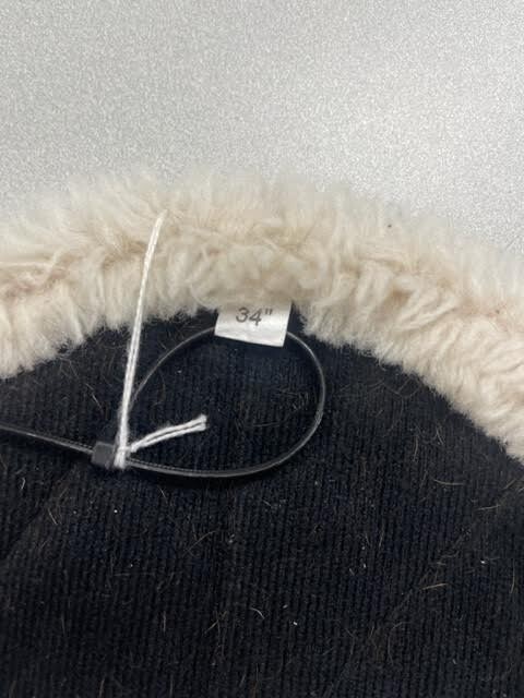 Equestrian Wool Girth Cover -34"