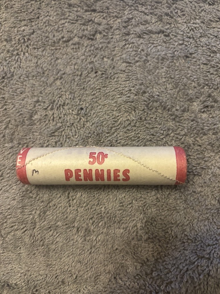 Wheat Lincoln Cent Penny Roll, possible errors/rares! OBW