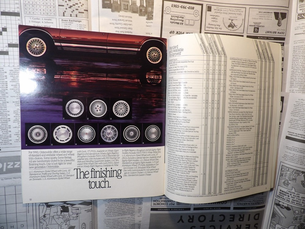 1990 Oldsmobile Brochure