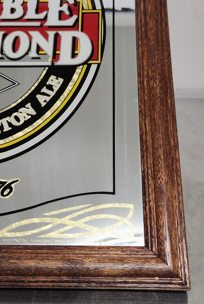 Double Diamond Original Burton Ale Bar Mirror Reflections Brewery Man Cave