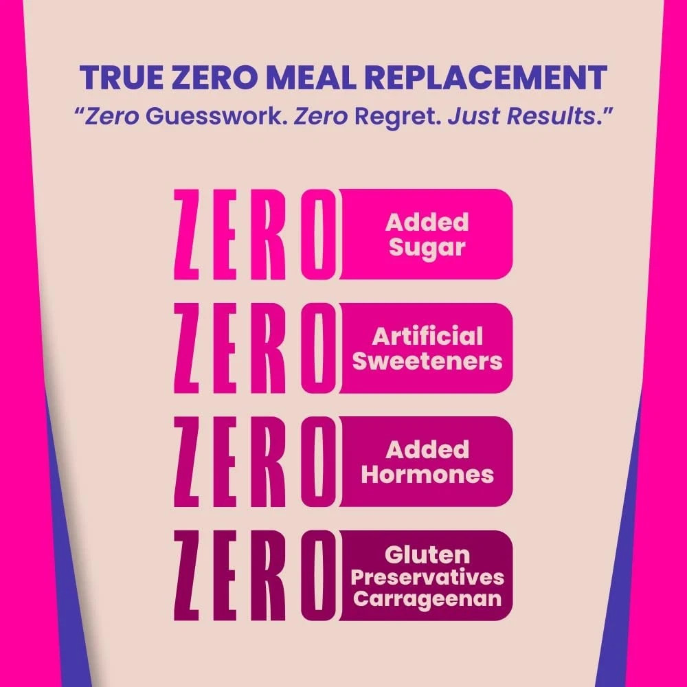 VIVRI ShakeMe TRUE ZERO Vanilla | Complete Meal Replacement | 20 Servings.