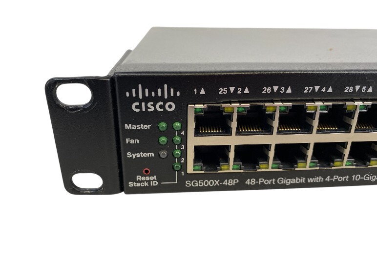 Cisco SG500X-48P 48-Port Gigabyte Ethernet PoE Stackable Switch