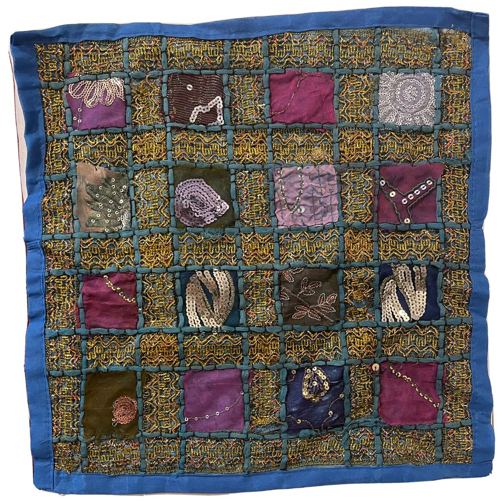 2 Recycled Sari Pillowcases