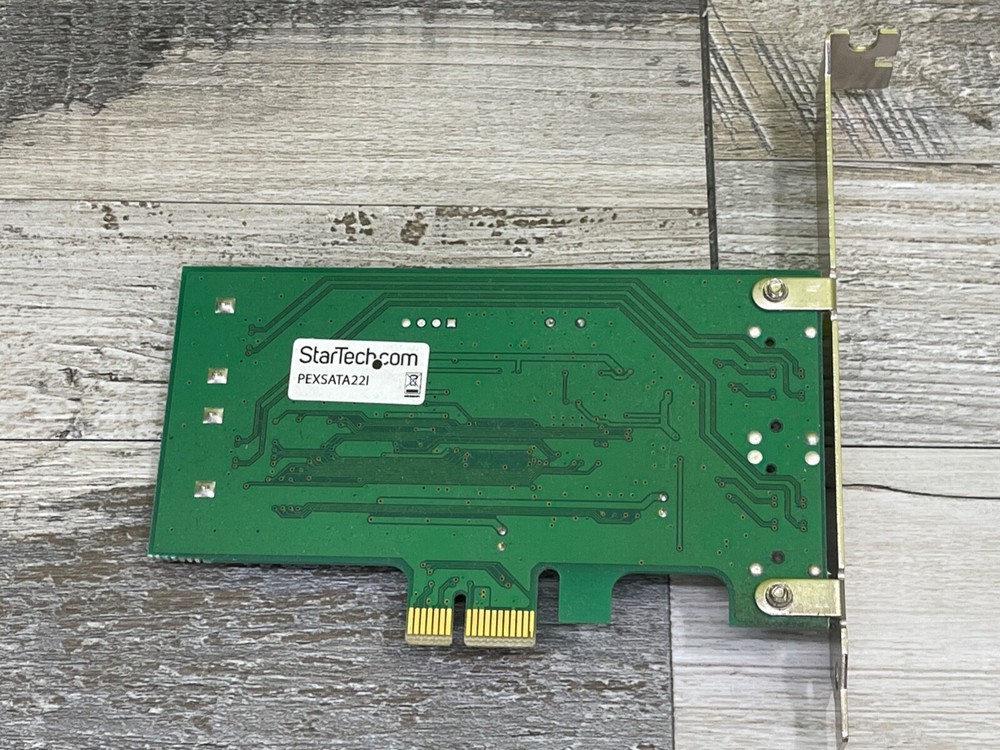 STARTECH CONTROLLER CARD PEXSATA22I 2 PORT SATA HDD SSD PCI EXPRESS