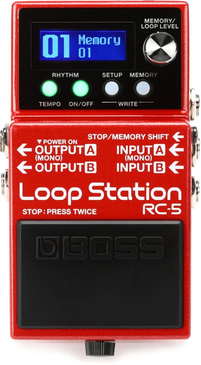 Boss RC-5 Loop Station Compact Phrase Recorder Pedal