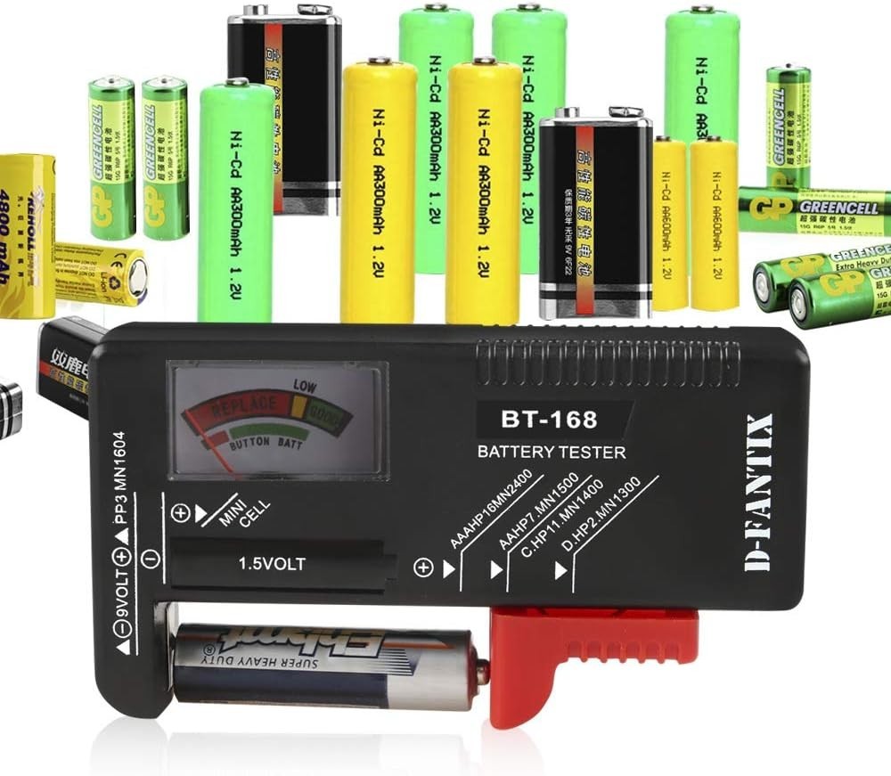 Battery Checker Model BT-168 - Quick Status Indicator for All Battery Types