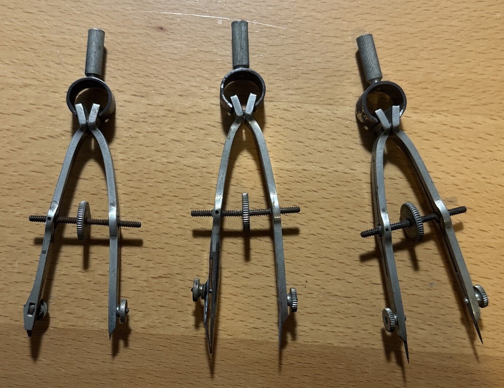 VTG Complete Noris Drafting Tool Set (with original case) Made In USA