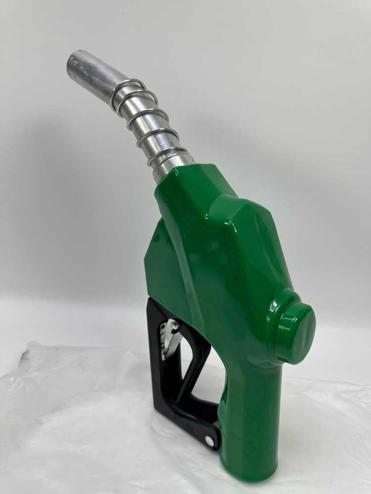 Automatic Replacement Diesel Fuel Pump Transfer Nozzle, Green