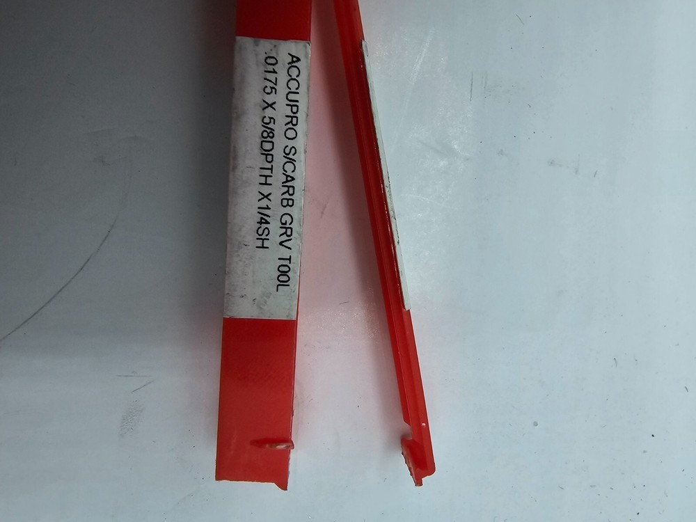 Accupro Grooving Tool Solid Carbide 1/4" Shank Diameter 05249966