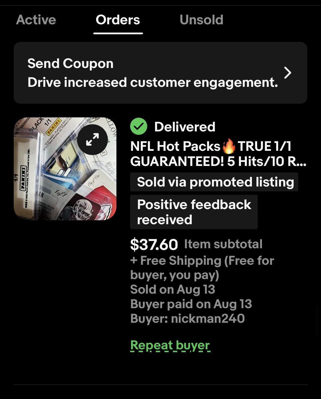 NFL Hot Packs🔥TRUE 1/1 GUARANTEED! 5 Hits/10 RCs/5 Stars! BEST RE-PACK ON EBAY!