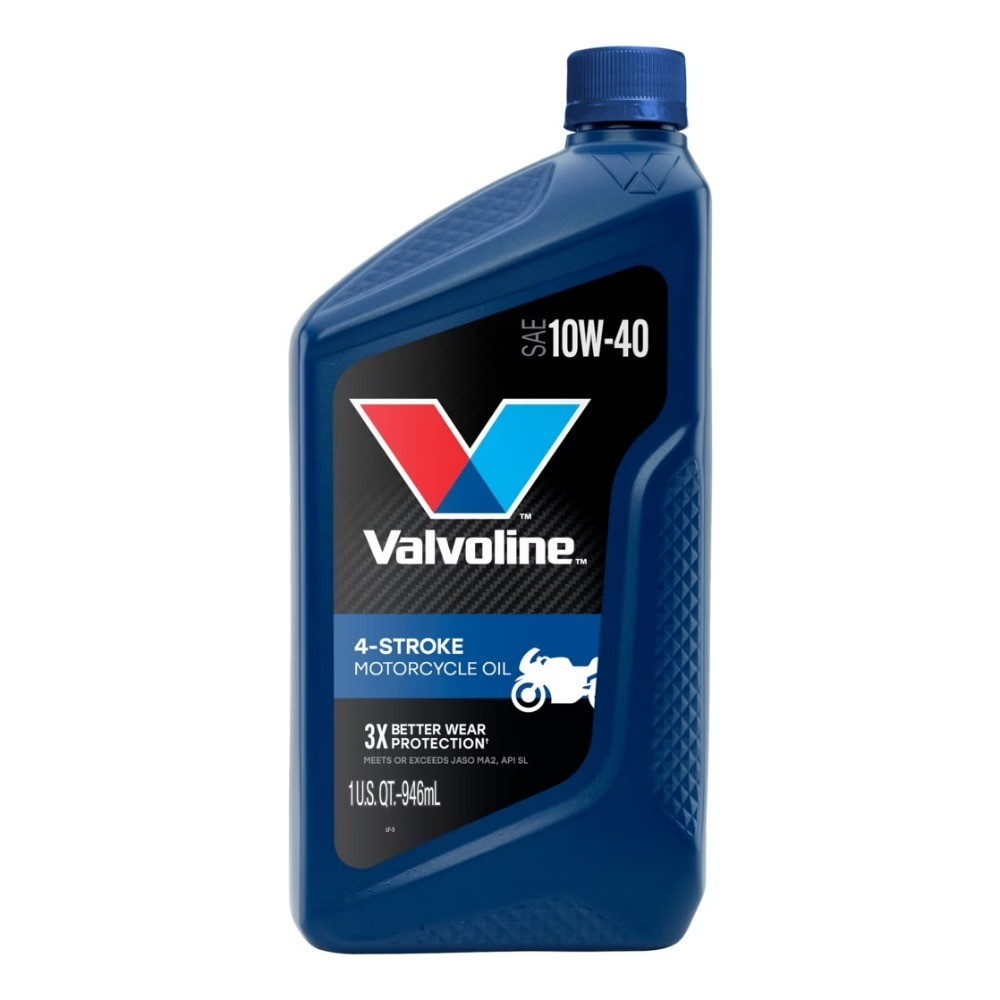 4-Cycle Motorcycle Engine Oil 10W40 1 Quart 6-Pack