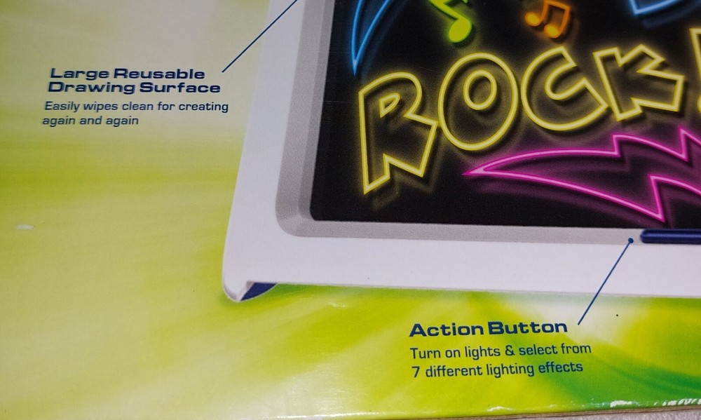 CRAYOLA WIDESCREEN LIGHT DESIGNER Lighted Eraseable Marker Board Pre-Owned