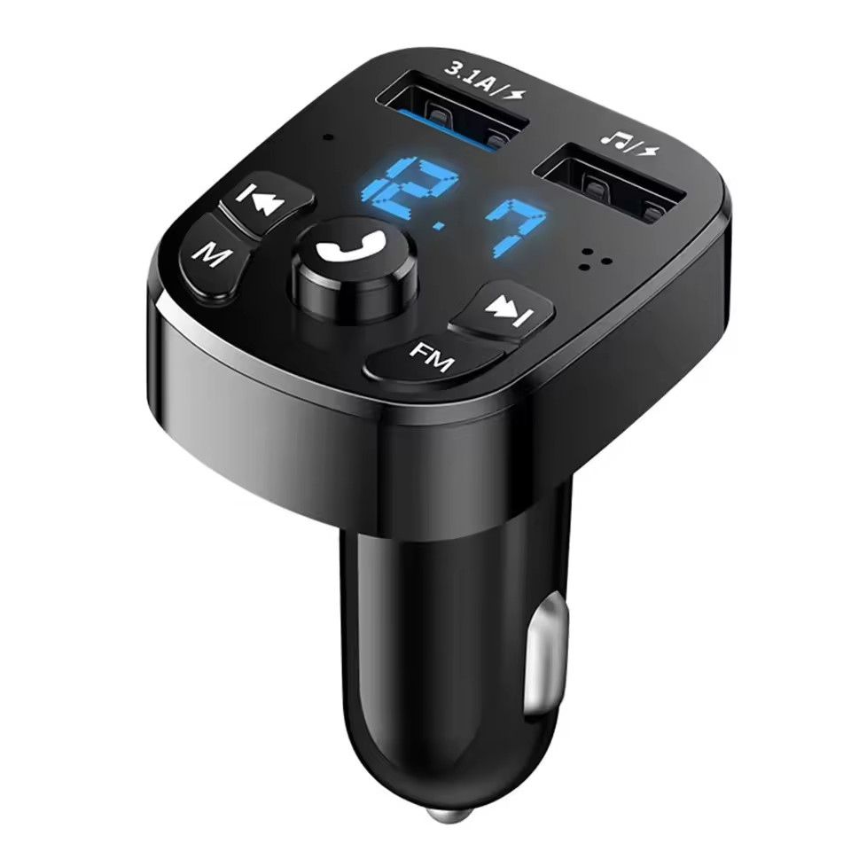 Bluetooth FM Transmitter Car Charger – Transmisor Bluetooth para Auto 3.1A