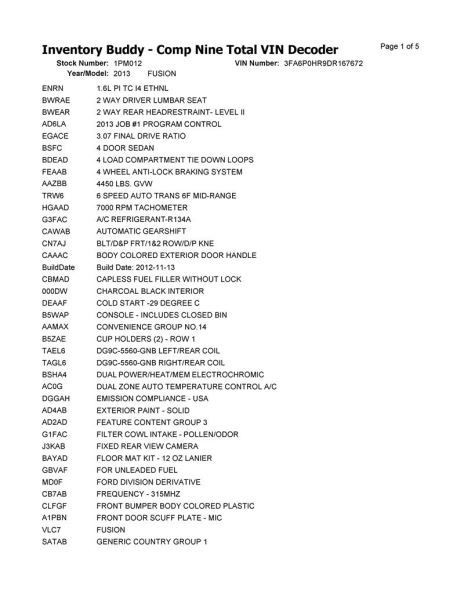 FUSION 2013 High Mounted Stop Light 1044673621
