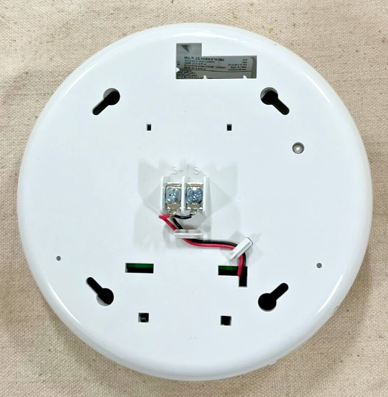 EST GCF-HDVM Multi-CD Horn/Strobe 24VDC White