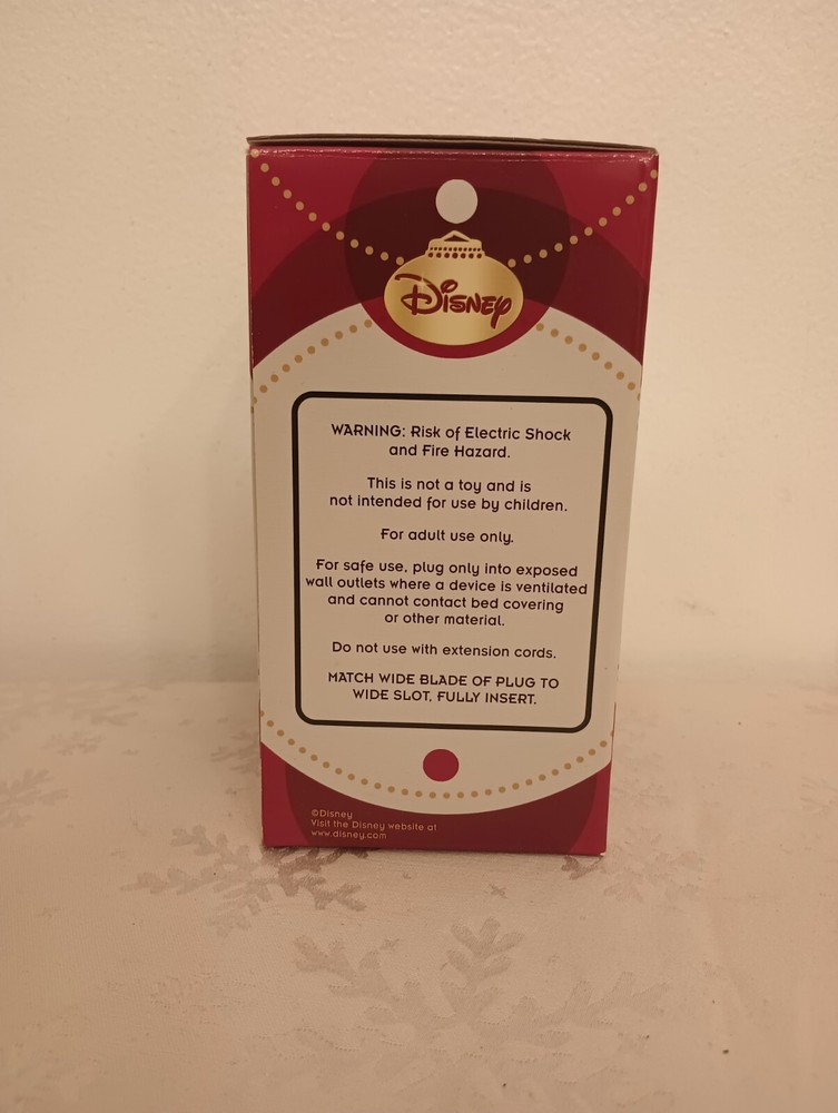 Disney Pluto & Mickey Mouse Nightlight Christmas Tree Doghouse Plug In
