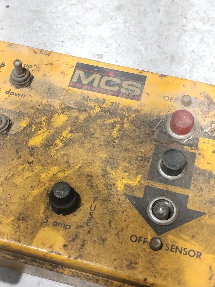 MCS AGL 311 Machine Control System Box Controller Laser Backhoe Dozer