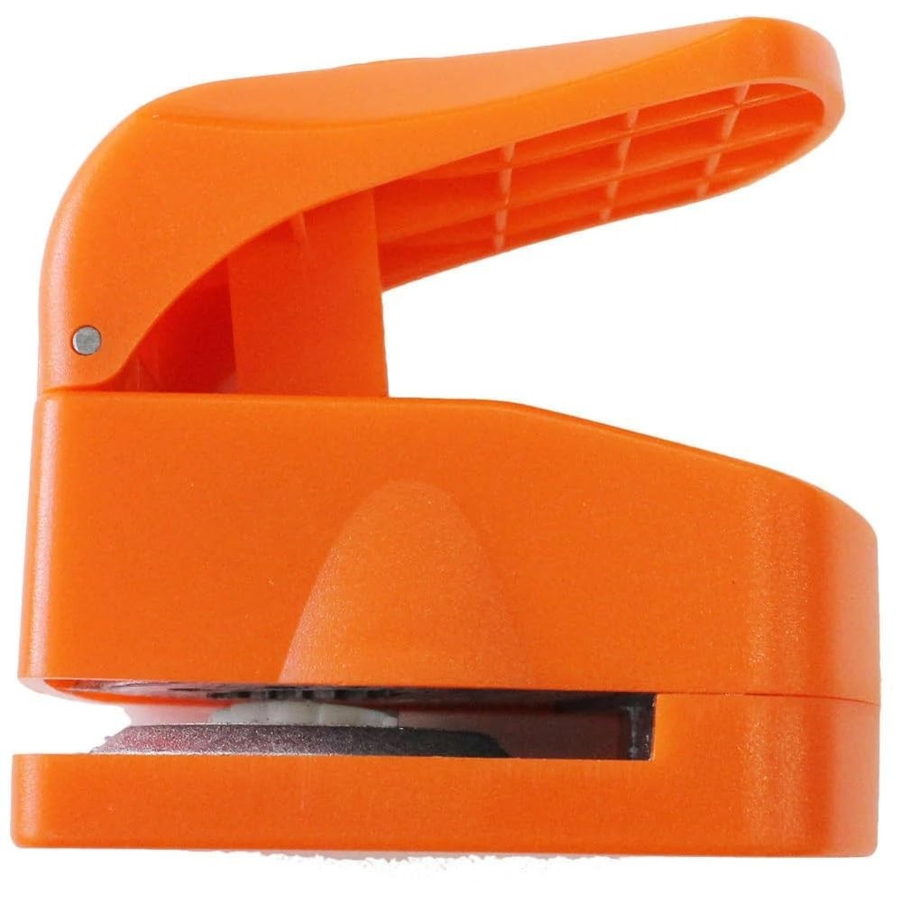 Paper Intelligence DECOP Craft Punch, Embossed Leaf, Small, orange
