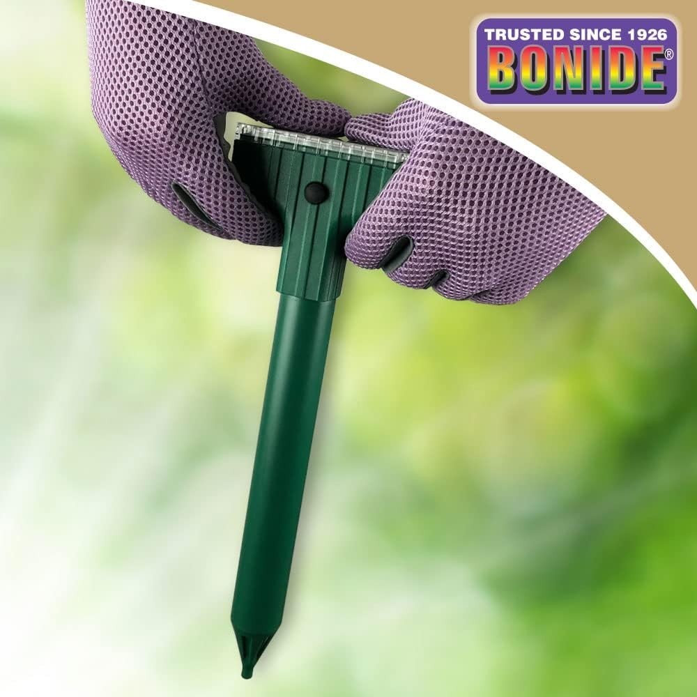 (12) Molemax Sonic Spike Solar Powered Mole and Gopher Repeller Bonide BND61121