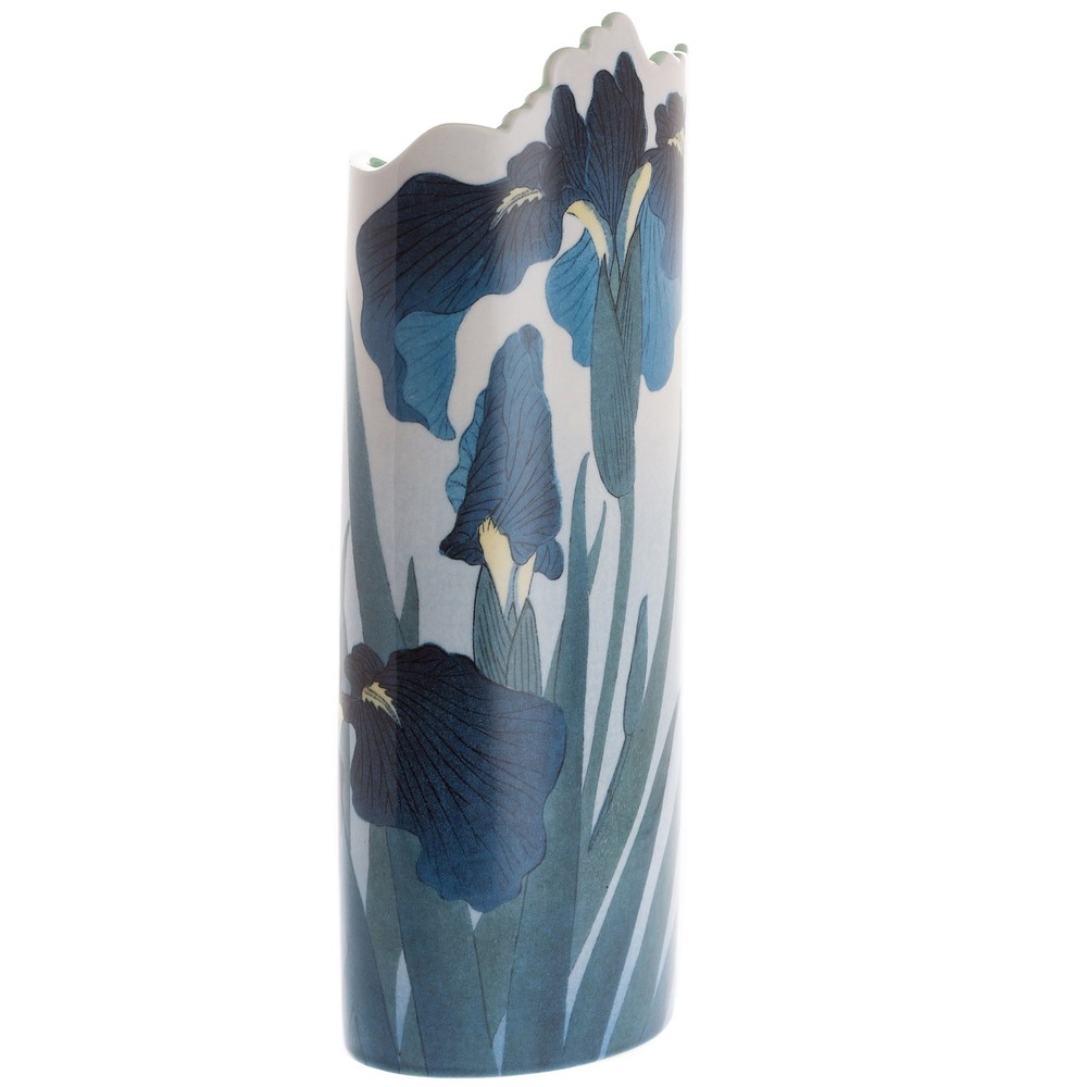Silhouette d'art Koson Irises Vase 28cm