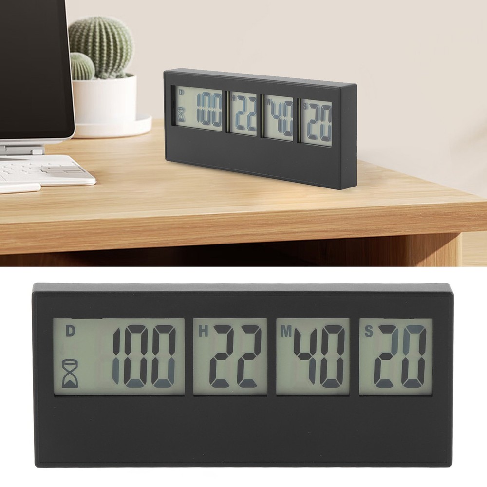 999 Days Countdown Clock Large Screen Stylish Easy To Set Count Down Days Timer