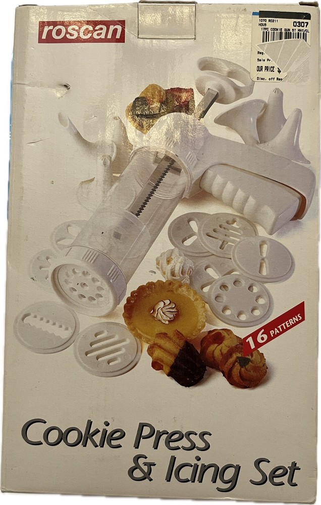 Roscan Cookie Press & Icing Set NOB/NOS