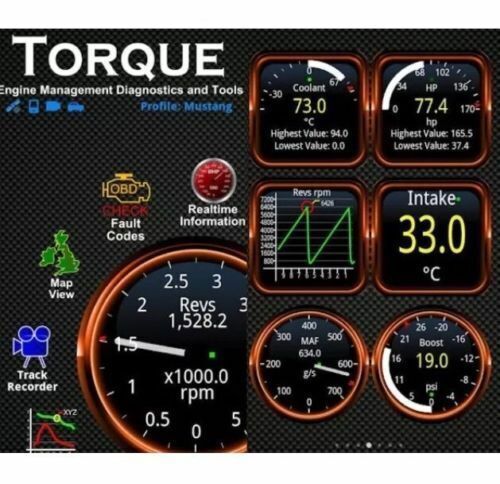 ELM327 OBD2 Code Reader Bluetooth Auto Diagnostic Tool OBDII Scanner