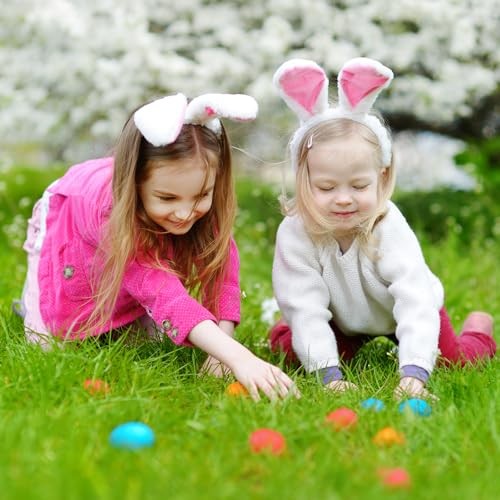 50 Pcs Paper Easter Eggs DIY White Paper Mache Easter Eggs Easter Basket white